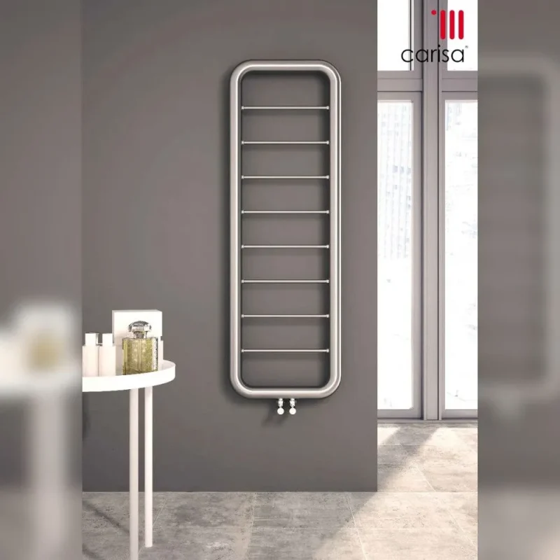 Paros Stainless Steel Heated Towel Rail Polished Chrome