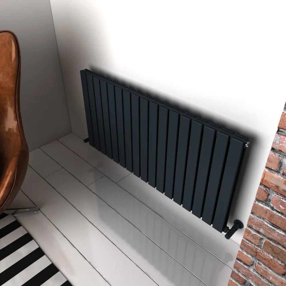 Plata Double Horizontal Designer Radiator 600X1190X17-TXA