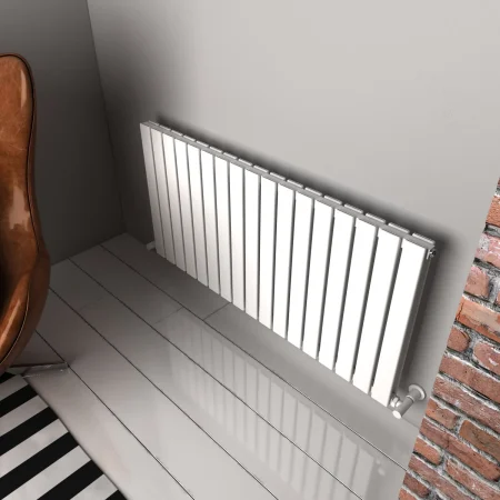 Plata Double Horizontal Designer Radiator 600X1190X17-TXW