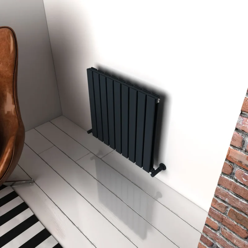 Plata Double Horizontal Designer Radiator 600X630X9-TXA