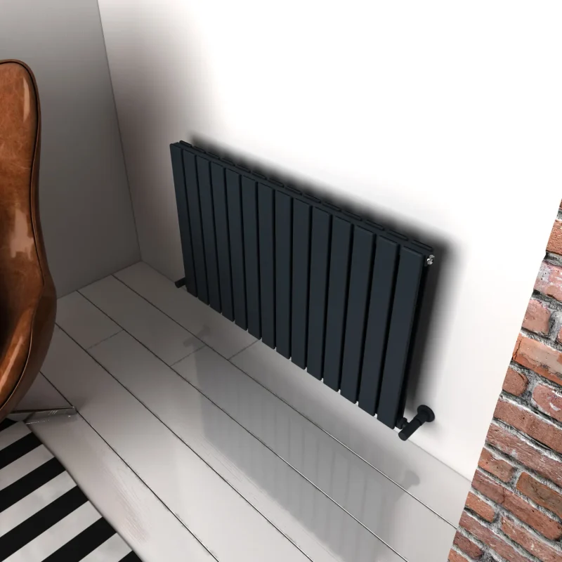 Plata Double Horizontal Designer Radiator 600X980X14-TXA