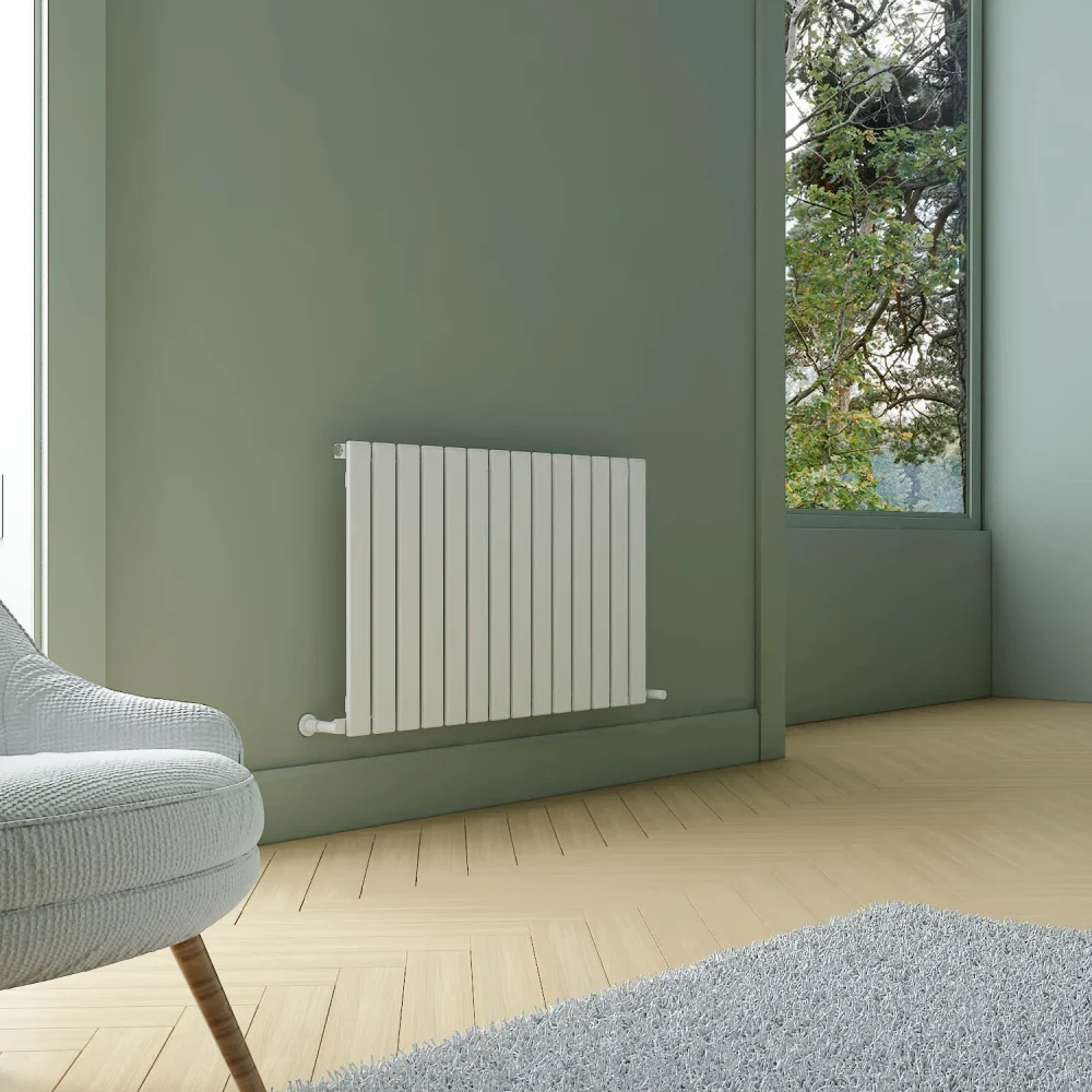 Plata Horizontal Designer Radiator 600X840 White