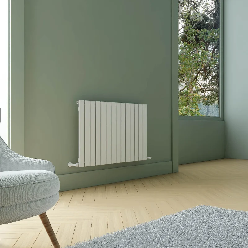 Plata Horizontal Designer Radiator 600X840 White