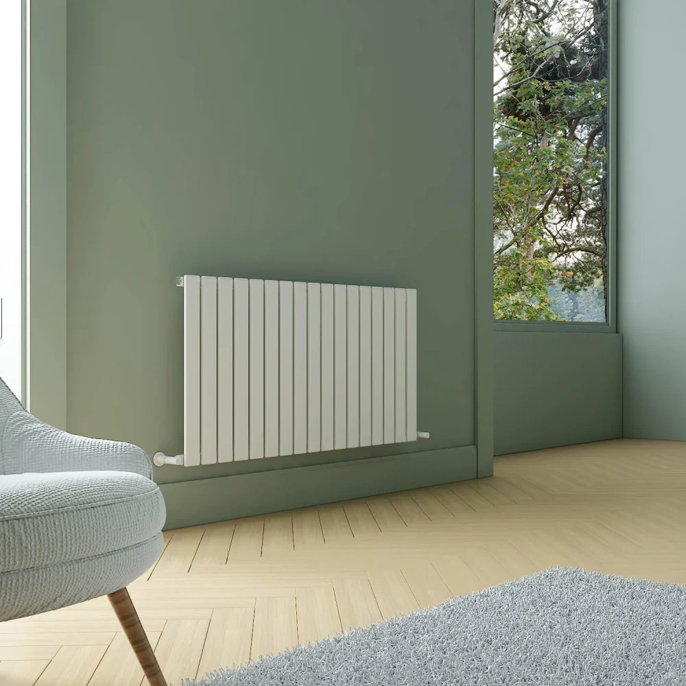 Plata Horizontal Designer Radiator 600X980 White