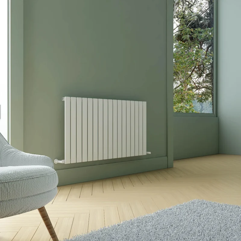 Plata Horizontal Designer Radiator 600X980 White