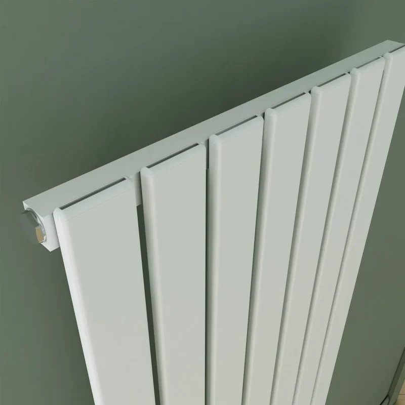 Plata Single Vertical Designer Radiator Detailed-TXW