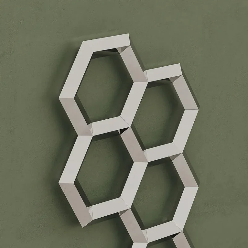 Carisa Alveole Stainless Steel Designer Radiator close up