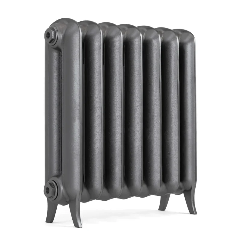 Plain 2 Column Cast Iron Radiator - Raw Metal - Image 4