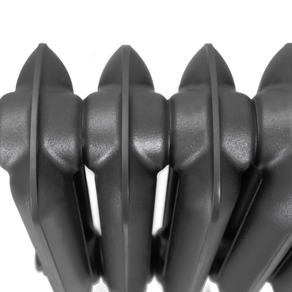 Plain 2 Column Cast Iron Radiator - Raw Metal - Image 8