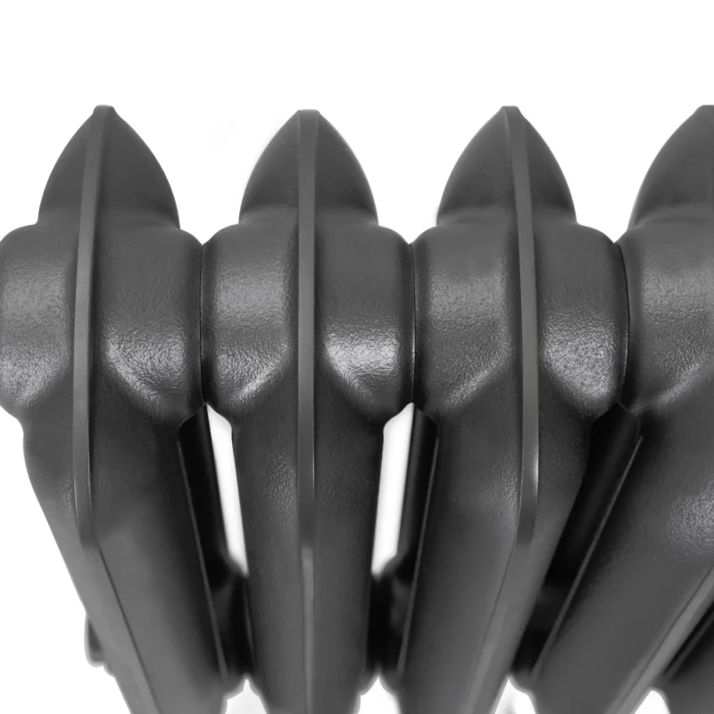 Plain 2 Column Cast Iron Radiator - Raw Metal - Image 8
