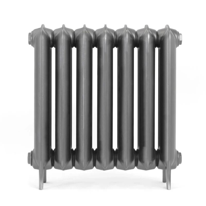 Plain 2 Column Cast Iron Radiator - Raw Metal - Image 3