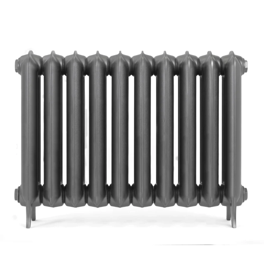 Plain 2 Column Cast Iron Radiator - Raw Metal - Image 6