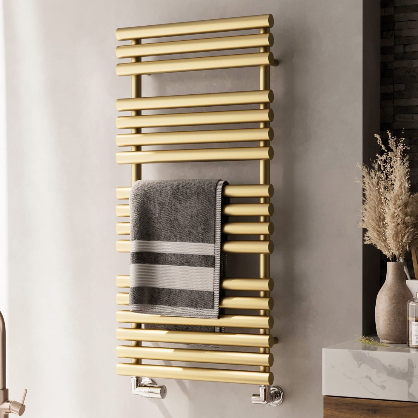 Rolo ladder heated towel radiator