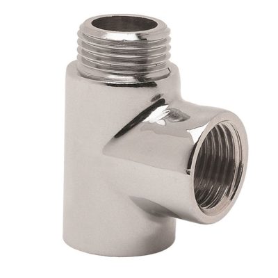 Carisa Chrome T-Piece for Dual Fuel
