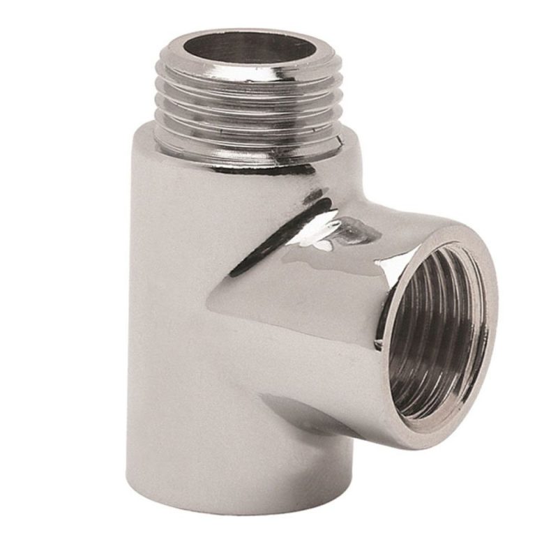 Carisa Chrome T-Piece for Dual Fuel