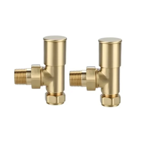 Senator Premium Angled Valve – Brushed Brass