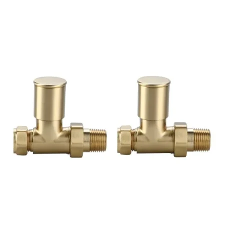Senator Premium Straight Valve – Brushed Brass