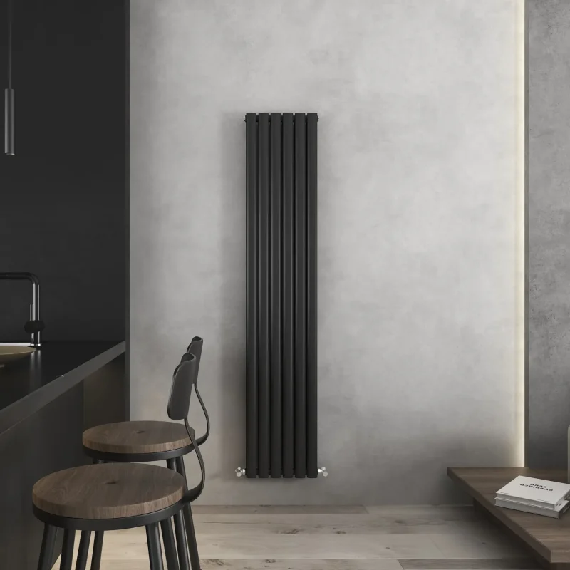 Nirvana Black Tall Radiator 360 x 1800